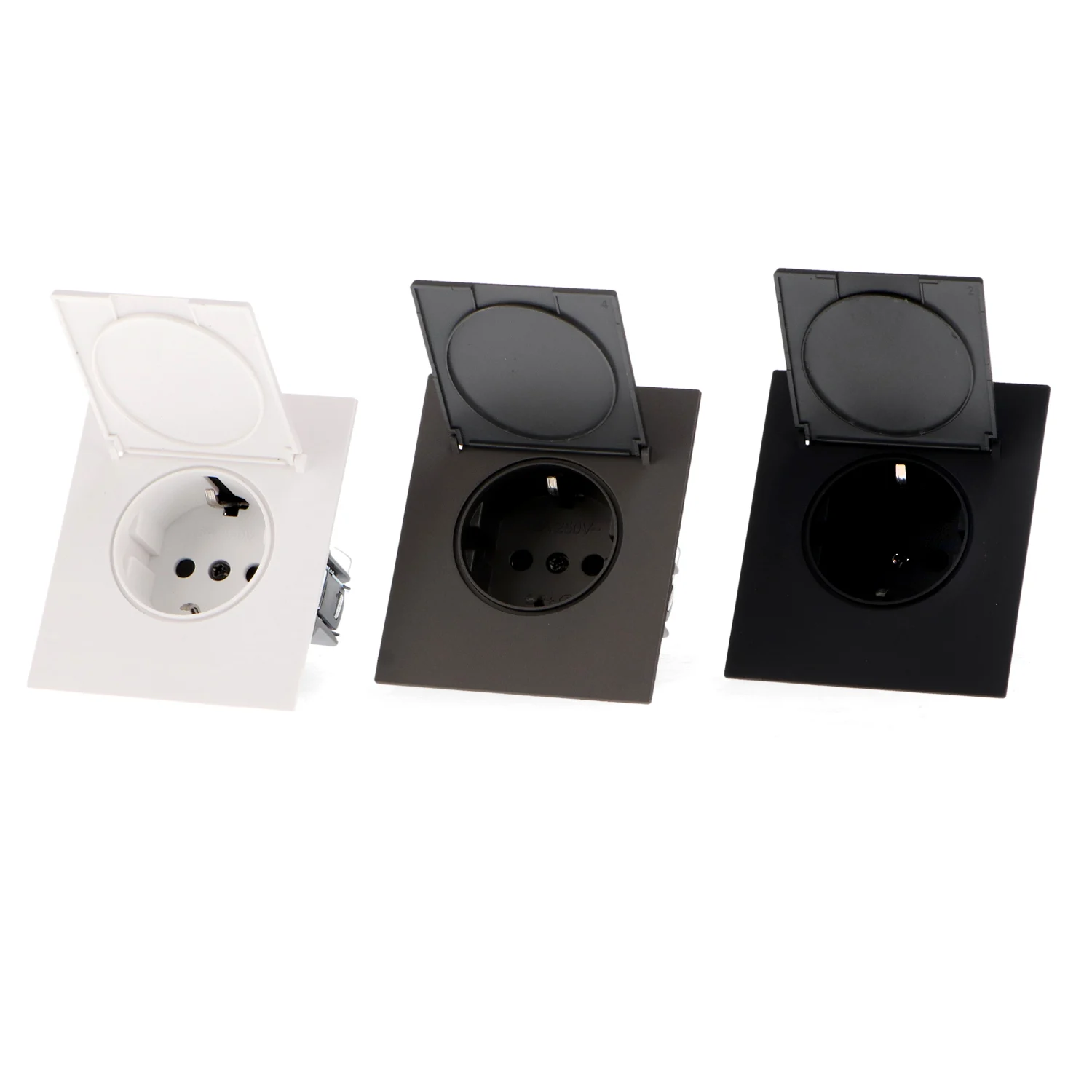 Enchufe Tipo Schuko Con Tapa – CC IP20
