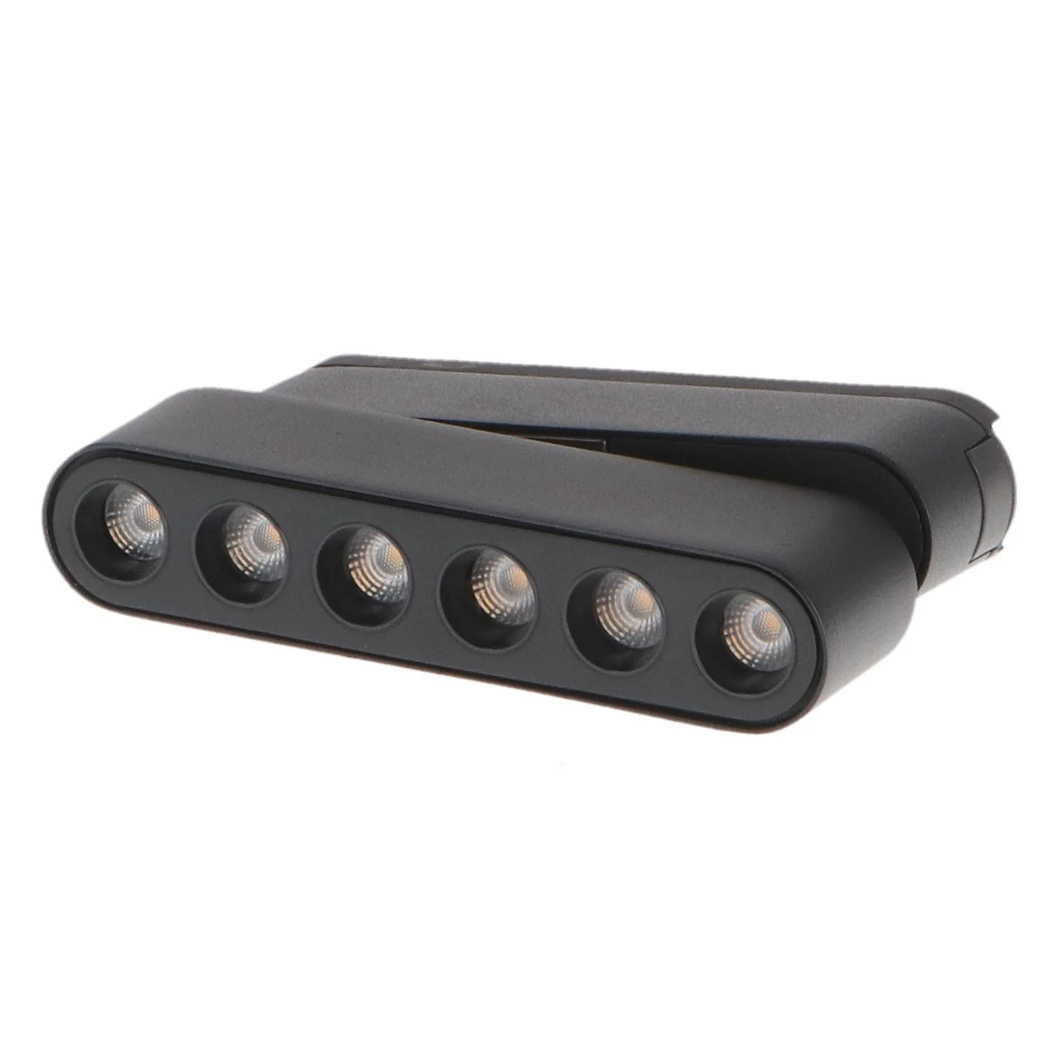 Foco LED Serie Slim 6W para Carril Magnético Negro 42V