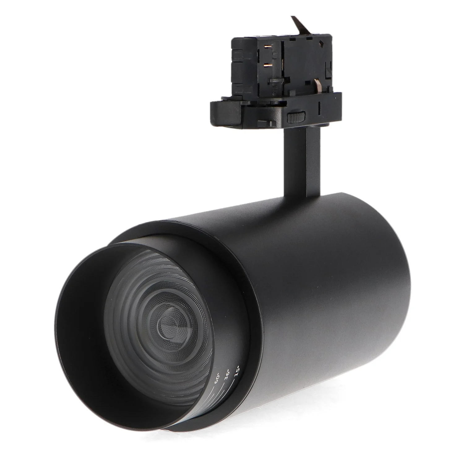 Foco LED para Carril Black Bari 30W Óptica Regulable Trifásico CCT IP20