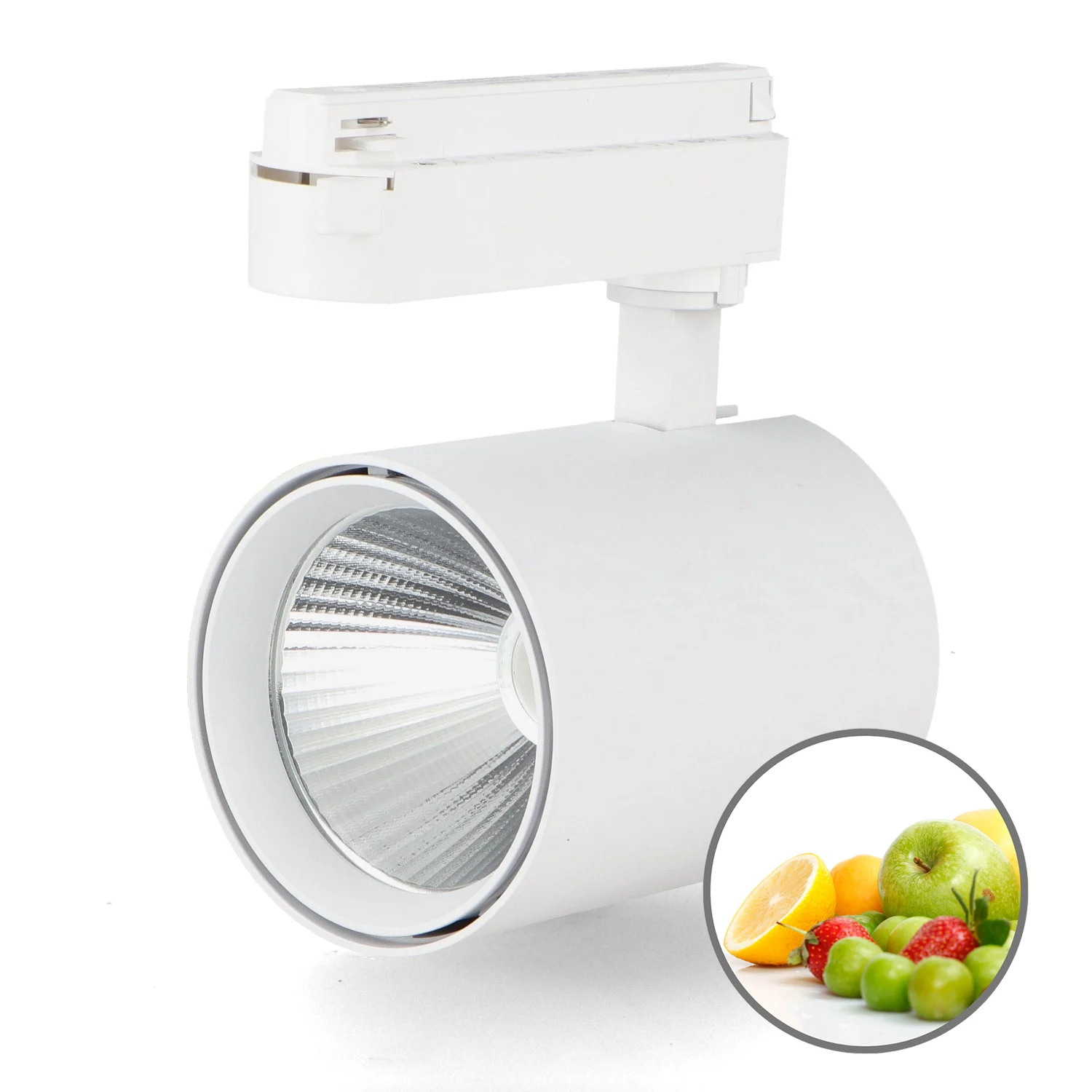 Foco LED para carril White Air 30W Monofásico No Flicker – Frutas