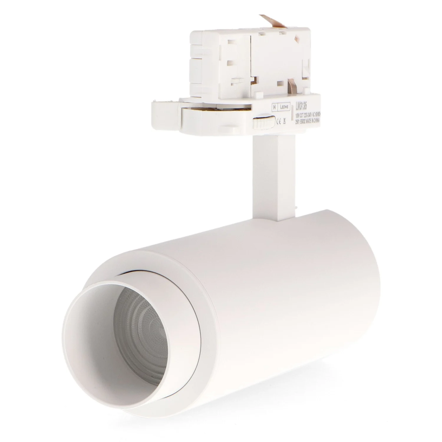 Foco LED para Carril White Bari 10W Óptica Regulable Trifásico CCT IP20