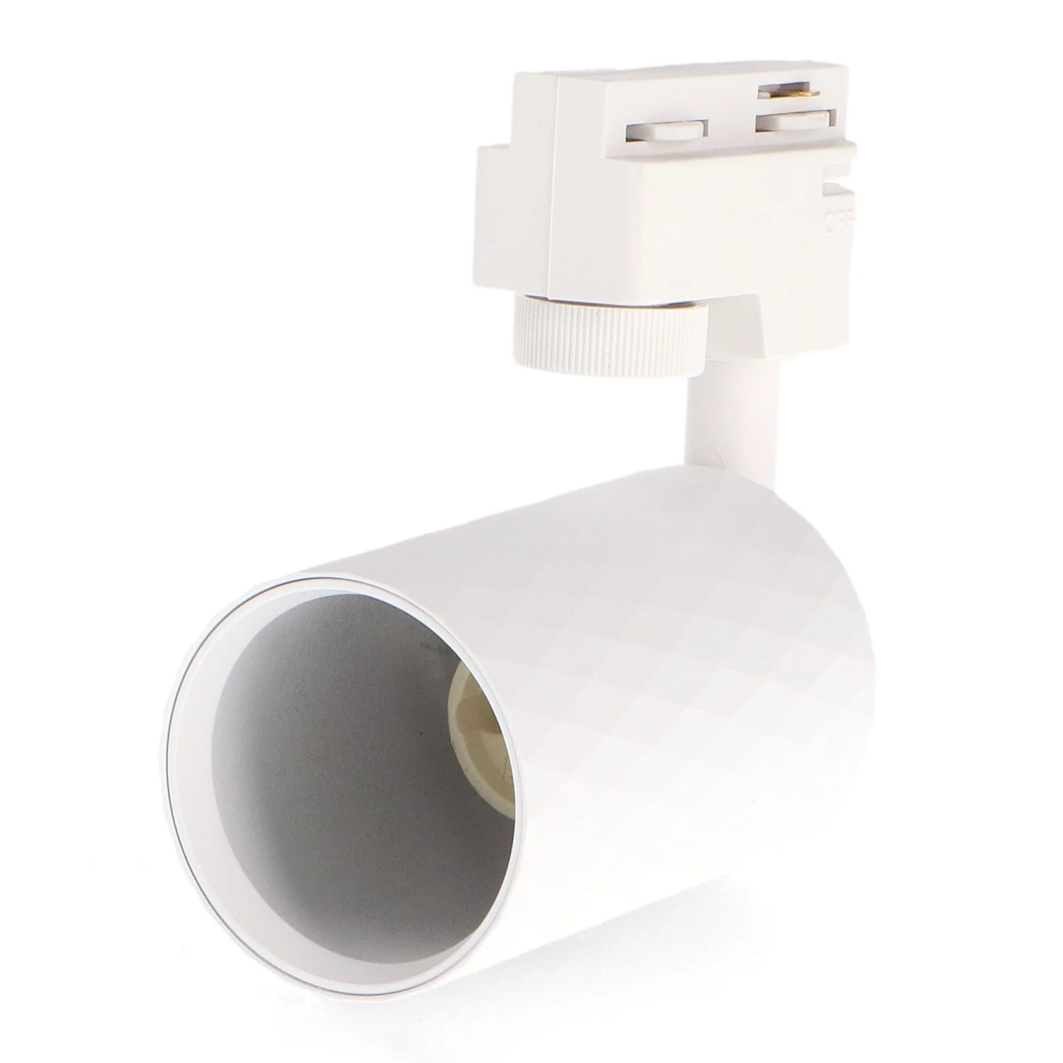Foco Portalámparas GU10 para Carril White Diamond Monofásico IP20