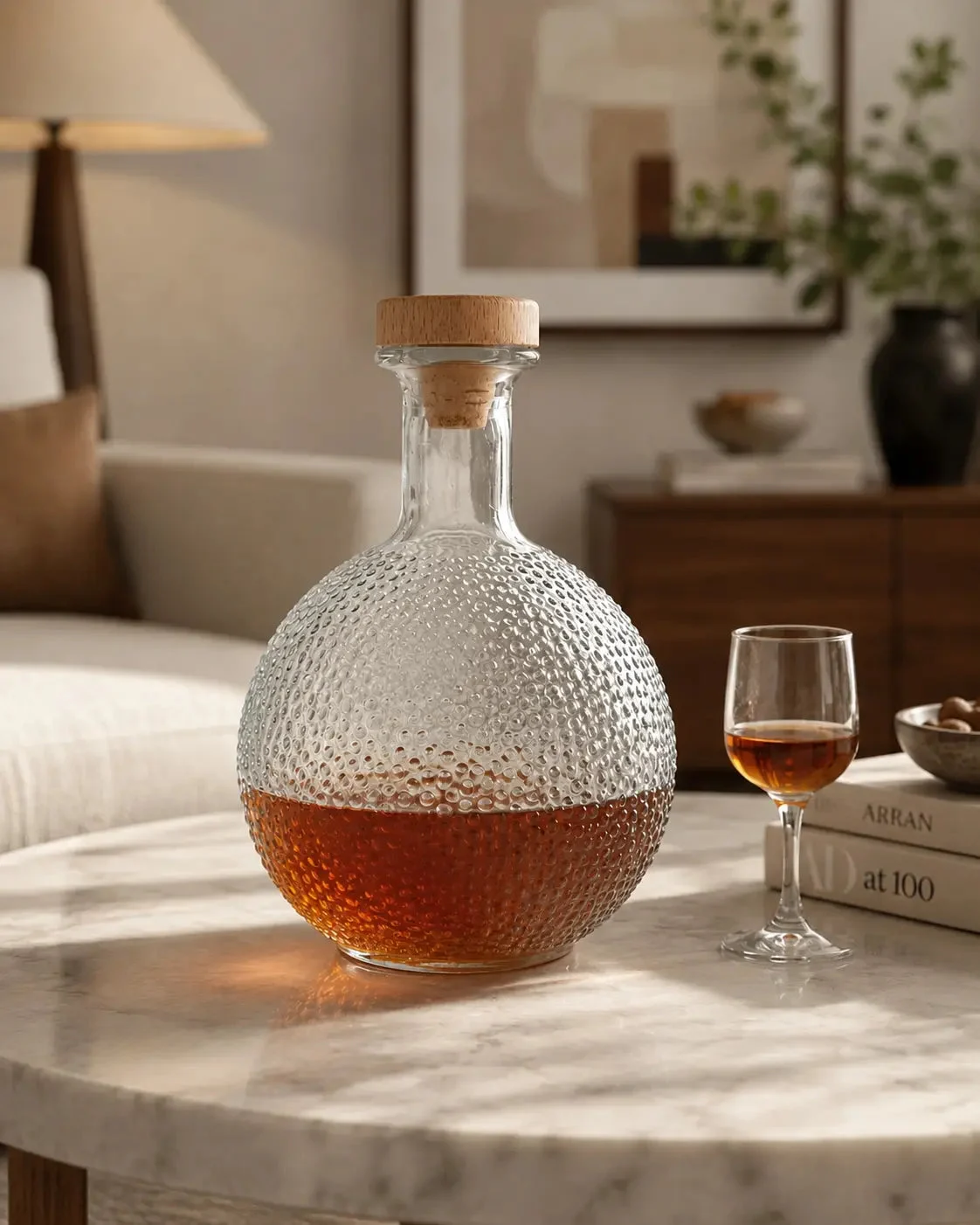 Botella grande de licor