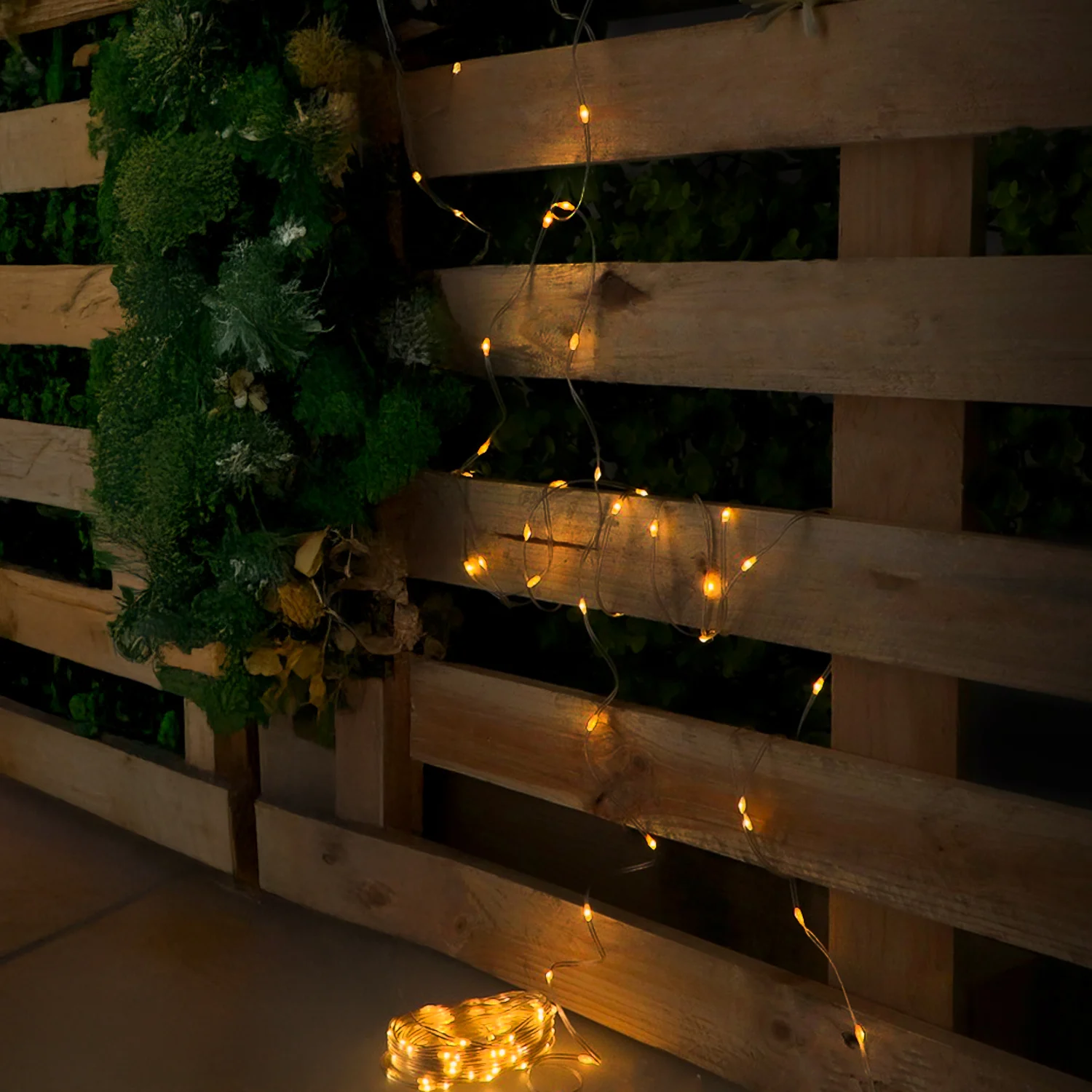 Guirnalda Exterior LED con USB 2700K (15 Metros)