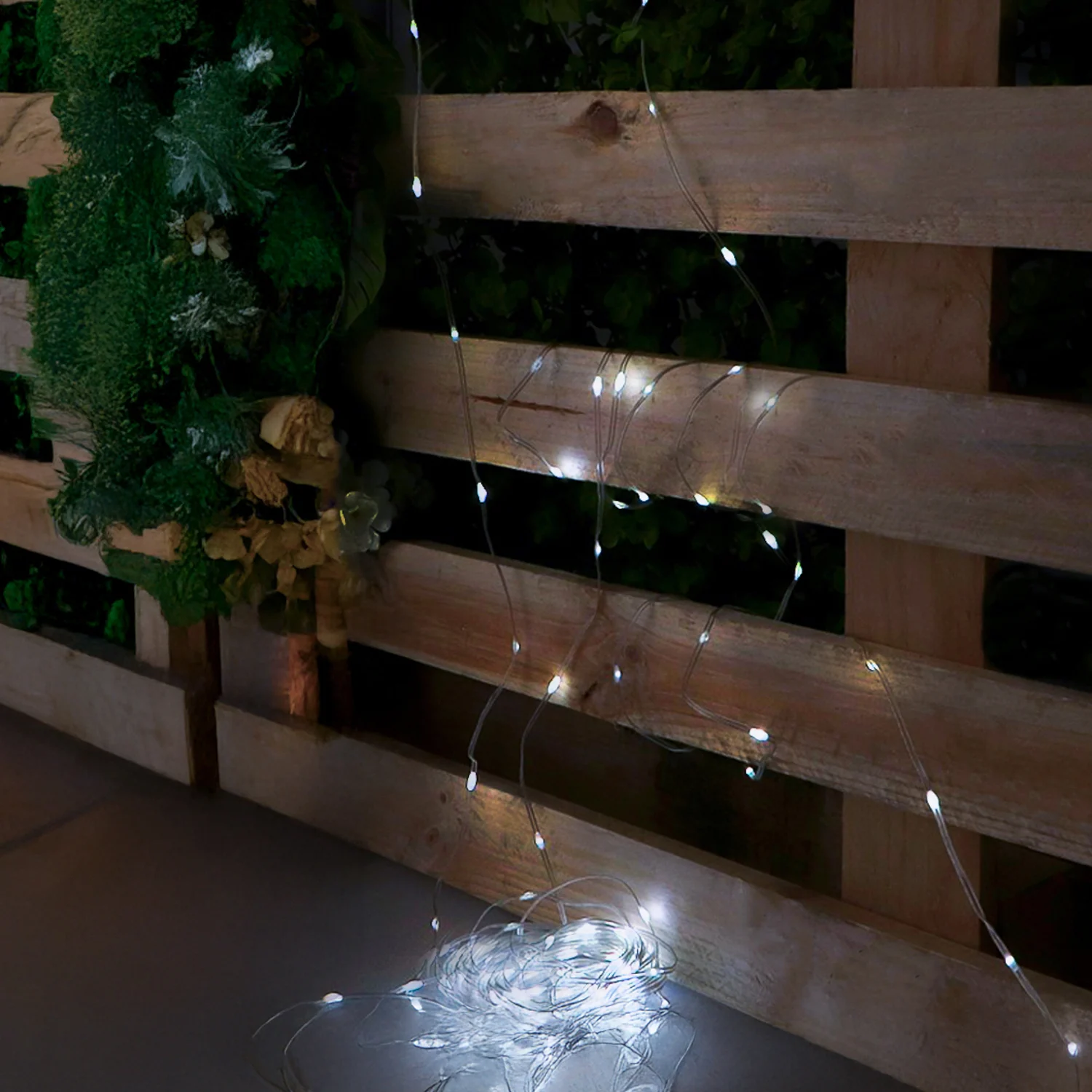 Guirnalda Exterior LED con USB 7000K (15 Metros)
