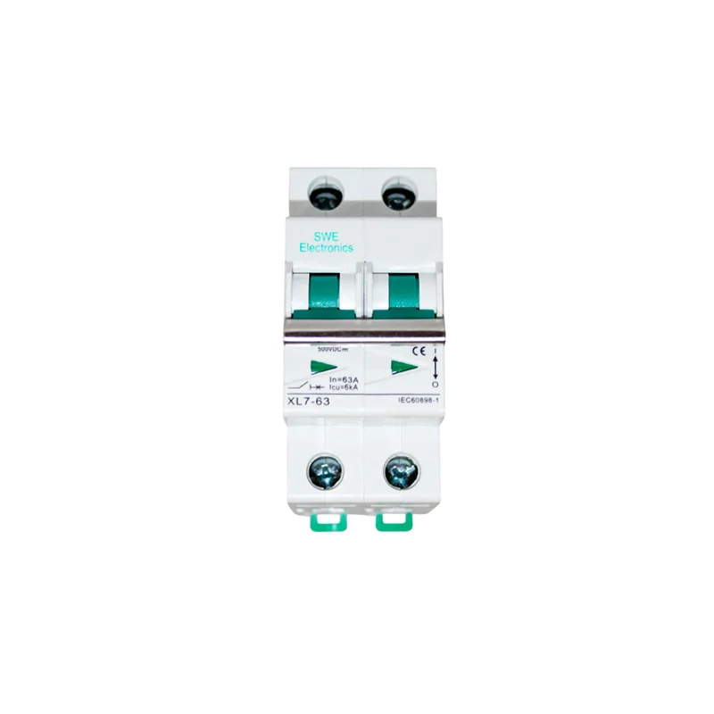 Interruptor Magnetotérmico 63A 2P 500V DC