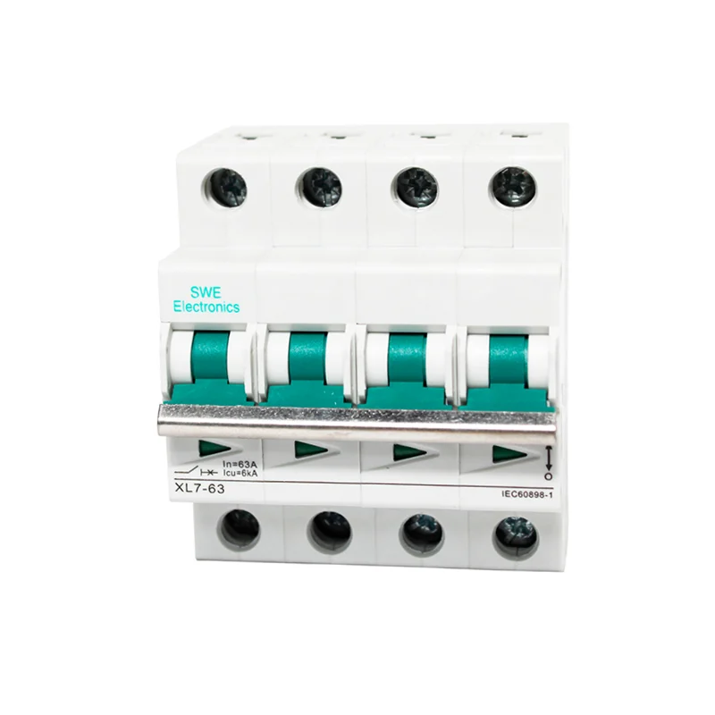 Interruptor Magnetotérmico 63A 4P 1000V DC