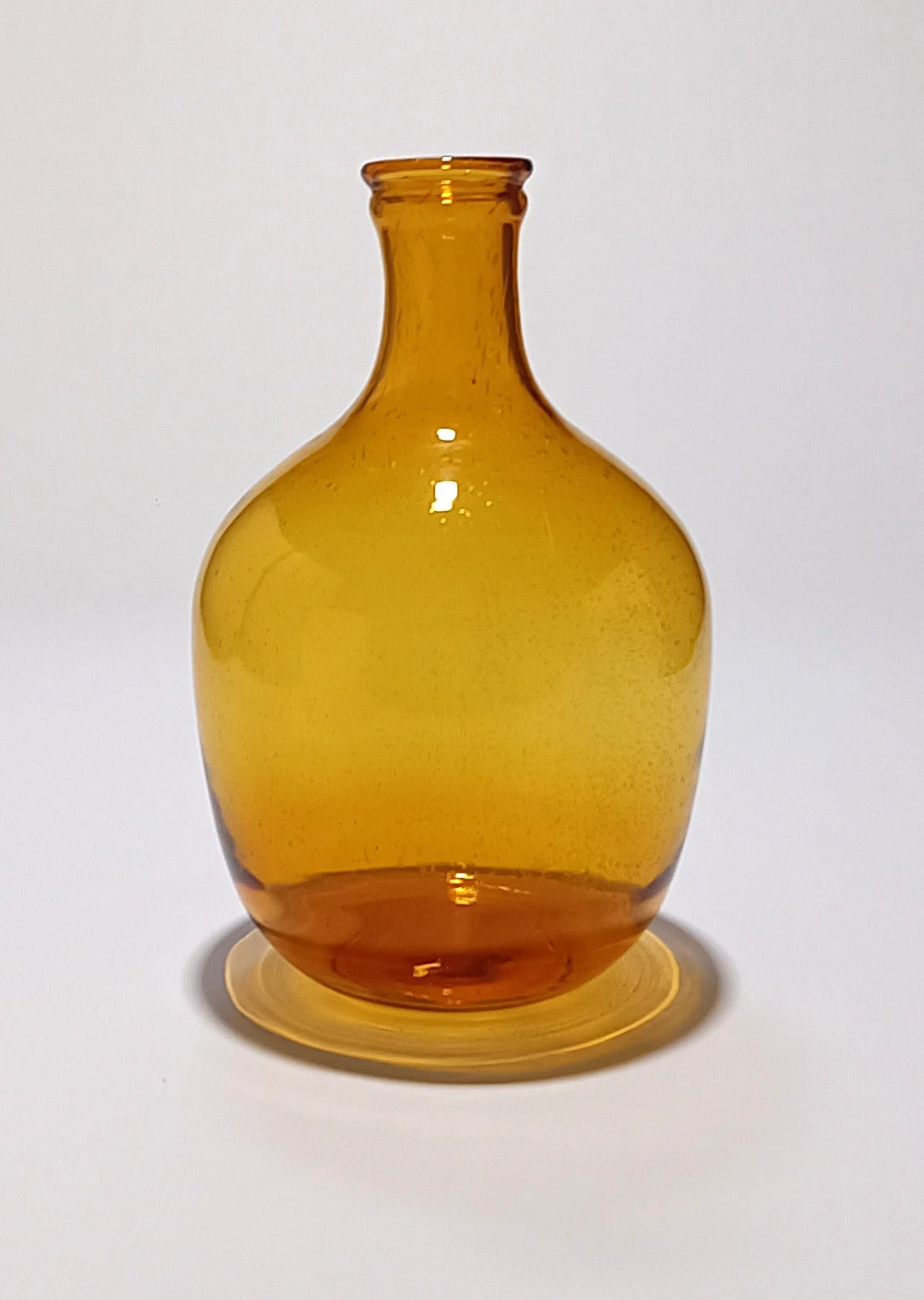 Jarrón de cristal "Garrafão" - Ámbar