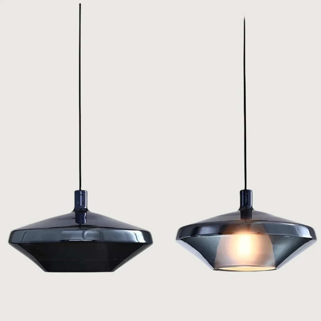 Noreia - Lámpara Colgante de Vidrio Moderno Multicolor para Comedor – Diseño Contemporáneo