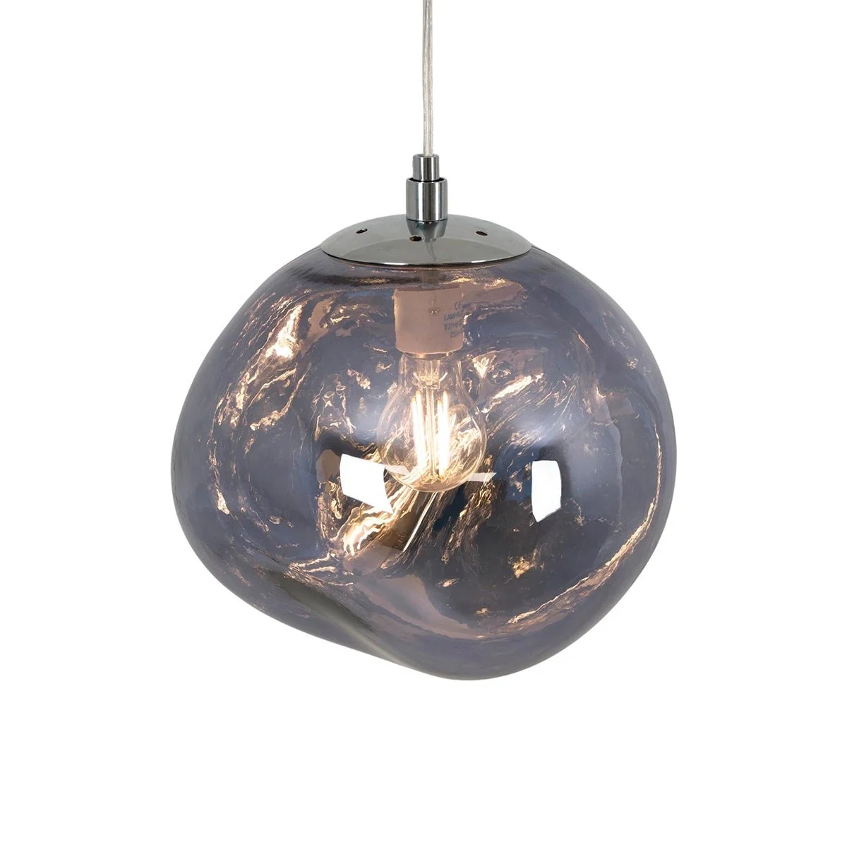 Lámpara colgante cristal de diseño "Abril" - Ø 28cm