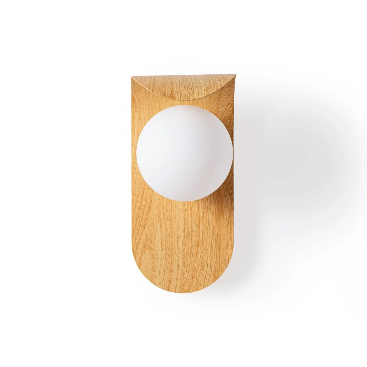 Aplique de pared "NARA" - Efecto madera - G9