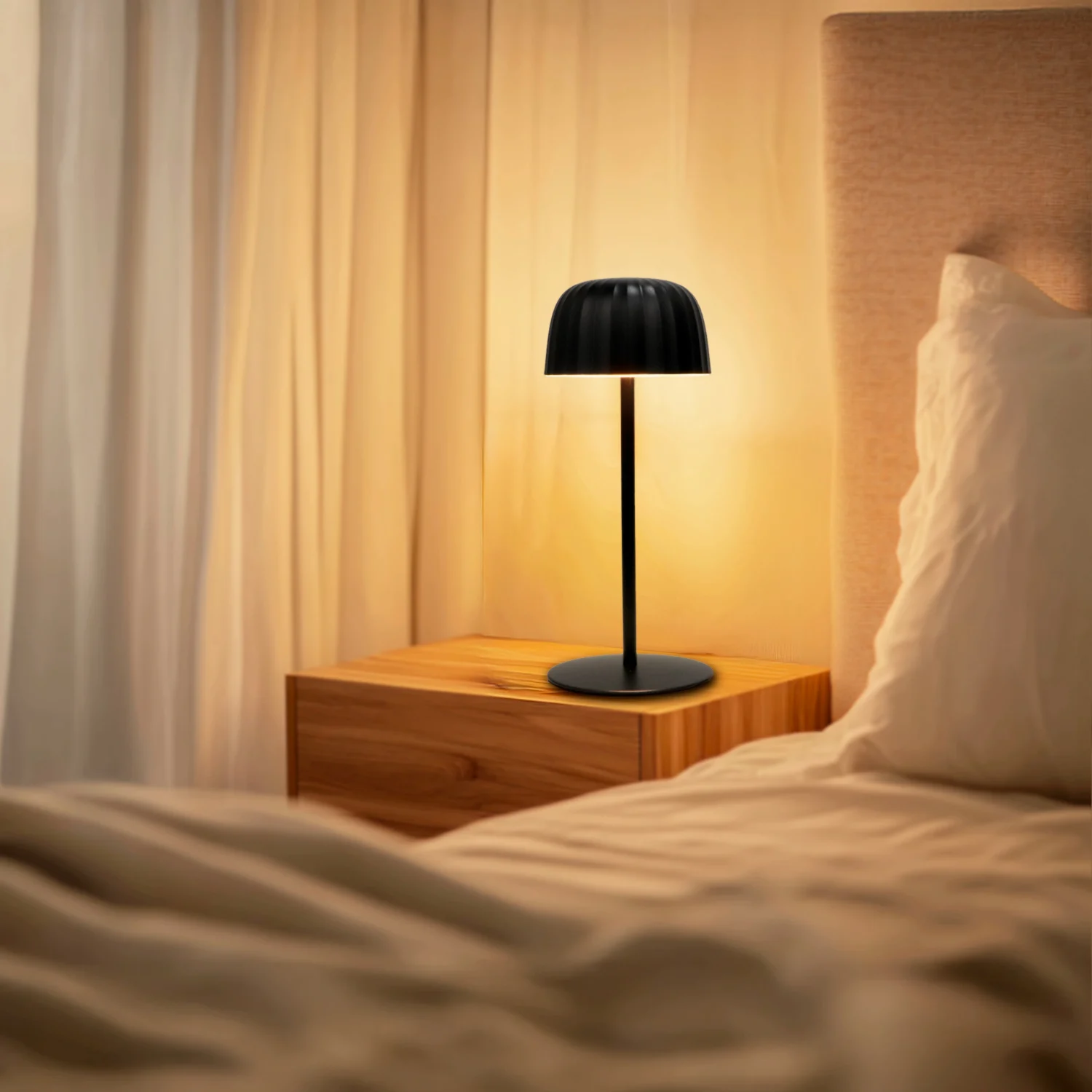 Lampara LED de Sobremesa Black Gonza IP44