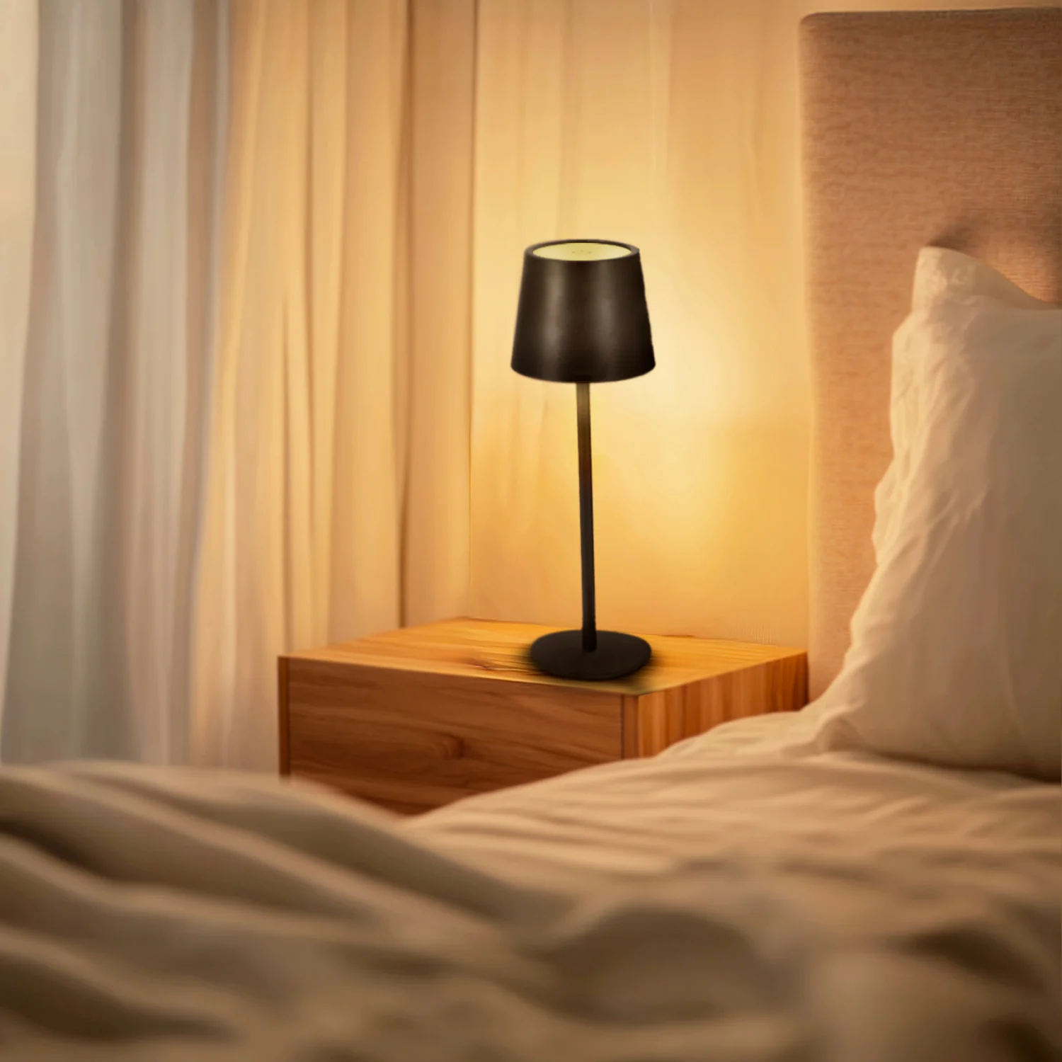 Lampara LED de Sobremesa Black Serena IP20