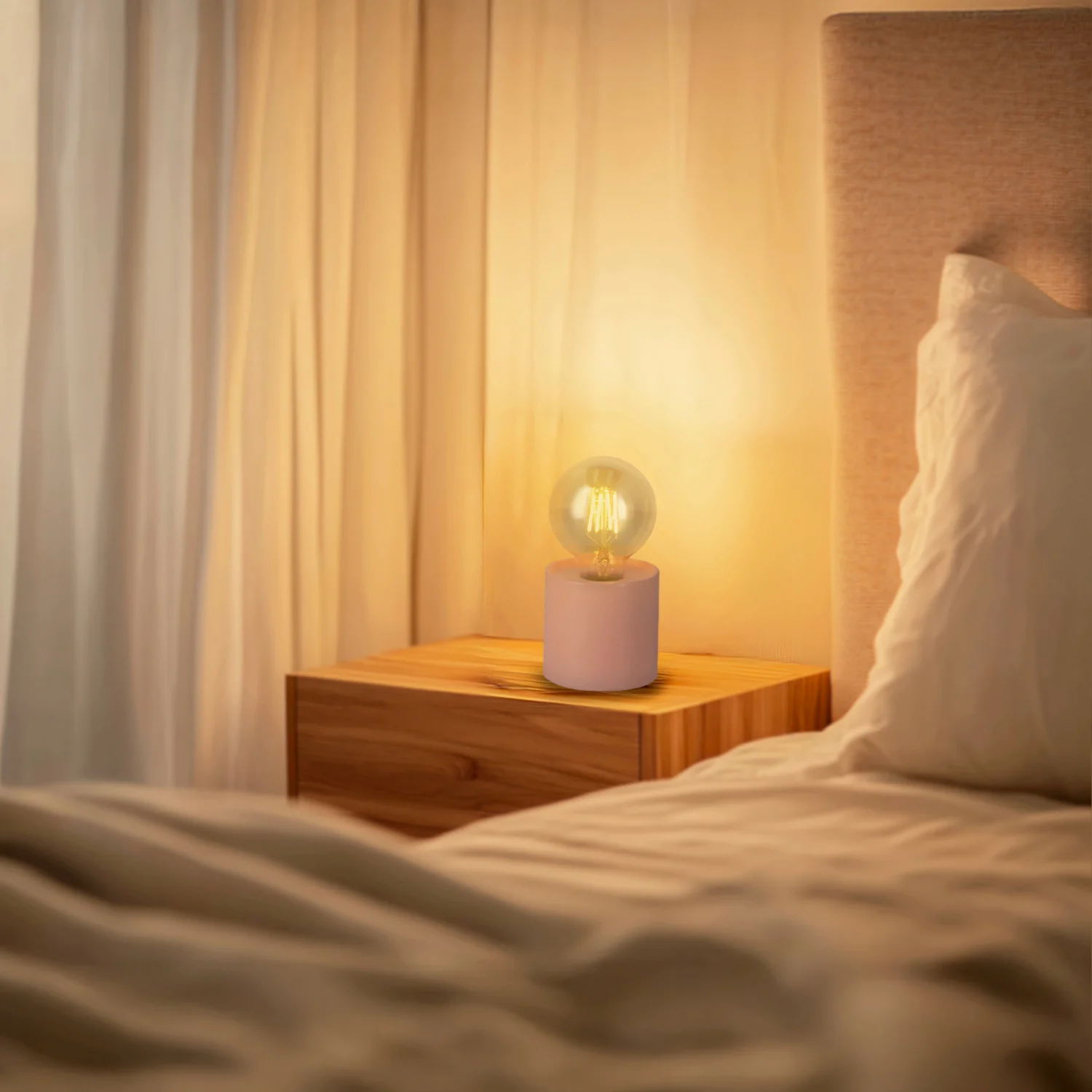 Lampara LED de Sobremesa Pink Ditadi IP20