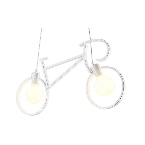 Lámpara de techo Vintage 2L Bicycle White 2XE27