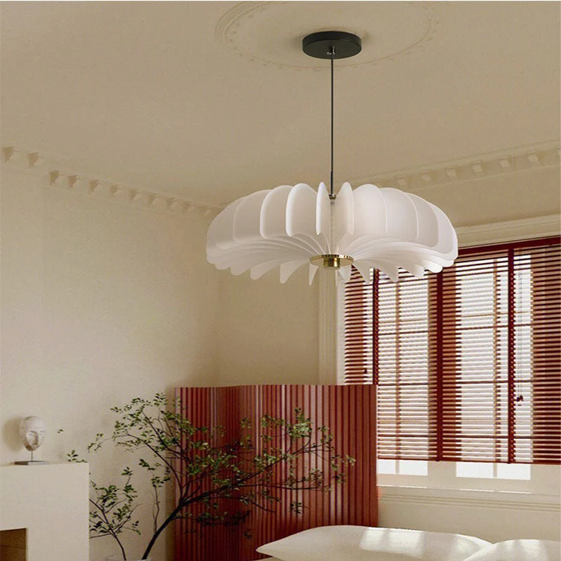 Melora - Lámpara Colgante Blanca Minimalista Nórdica para Cocina y Comedor