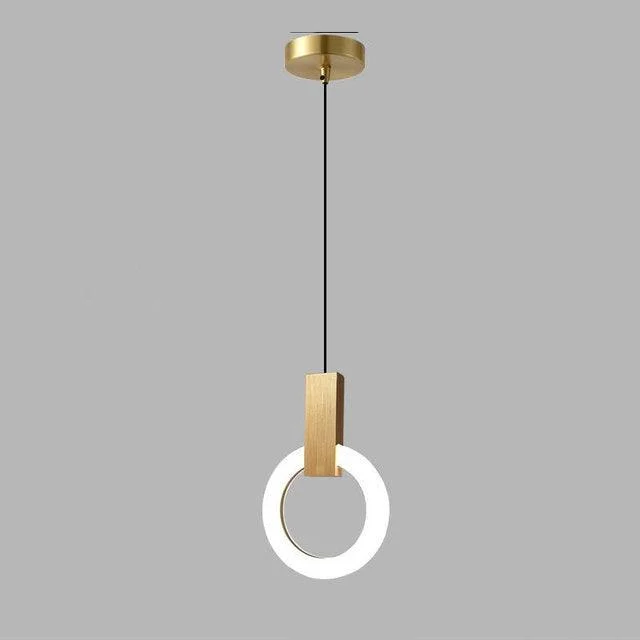 Alsa - Lámpara Colgante LED Moderna en Forma de Anillo – Diseño Minimalista para Comedores y Salones