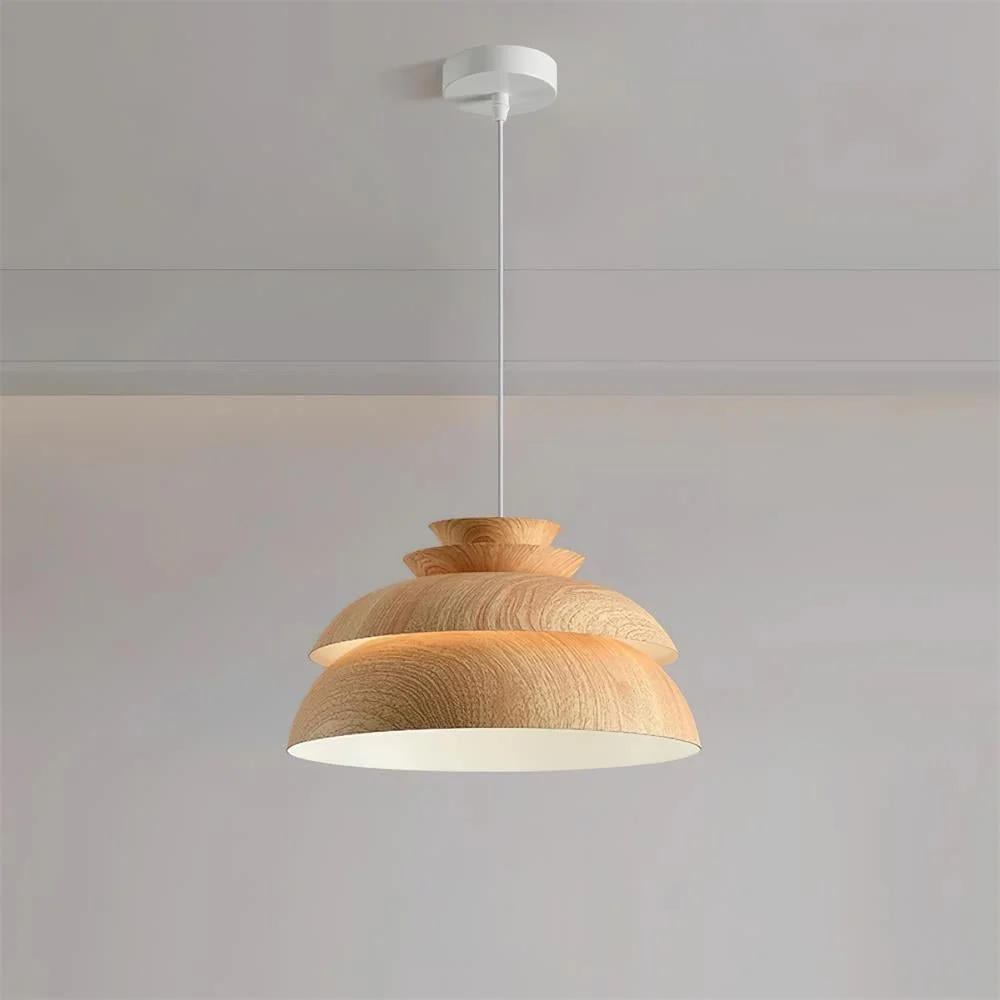 Tana - Lámpara Colgante de Diseño Elegante con Elementos Naturales – 32cm