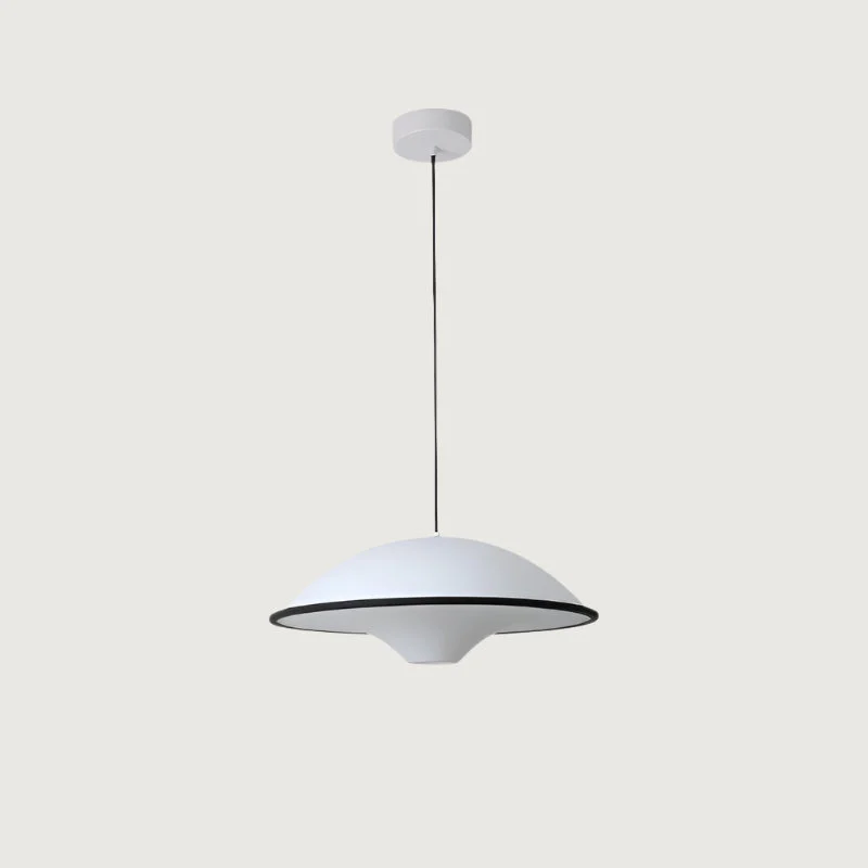 Mima - Lámpara Colgante Moderna Fontana LED Diseño Minimalista para Techo Bajo - Acrílico y Metal - Ajustable 150 cm