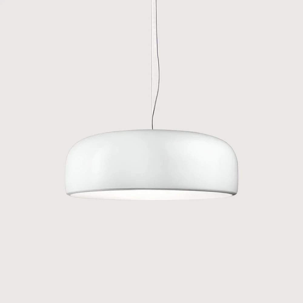 Arfa - Lámpara Colgante Moderna de Aluminio y Policarbonato - 45cm y 60cm - Estilo Elegante para Techo - Variedad de Colores