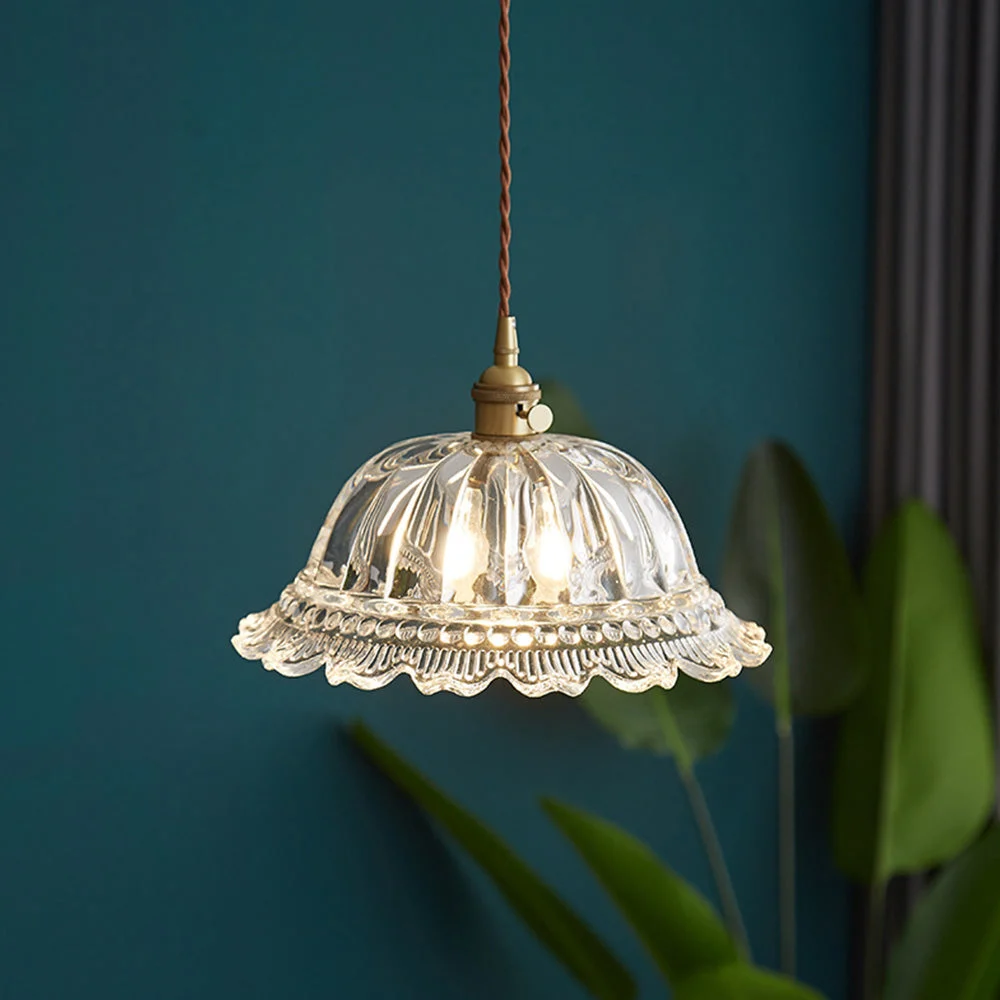 Zapa - Lámpara Colgante Vintage de Vidrio para Isla de Cocina - Elegancia Clásica y Luz Sofisticada