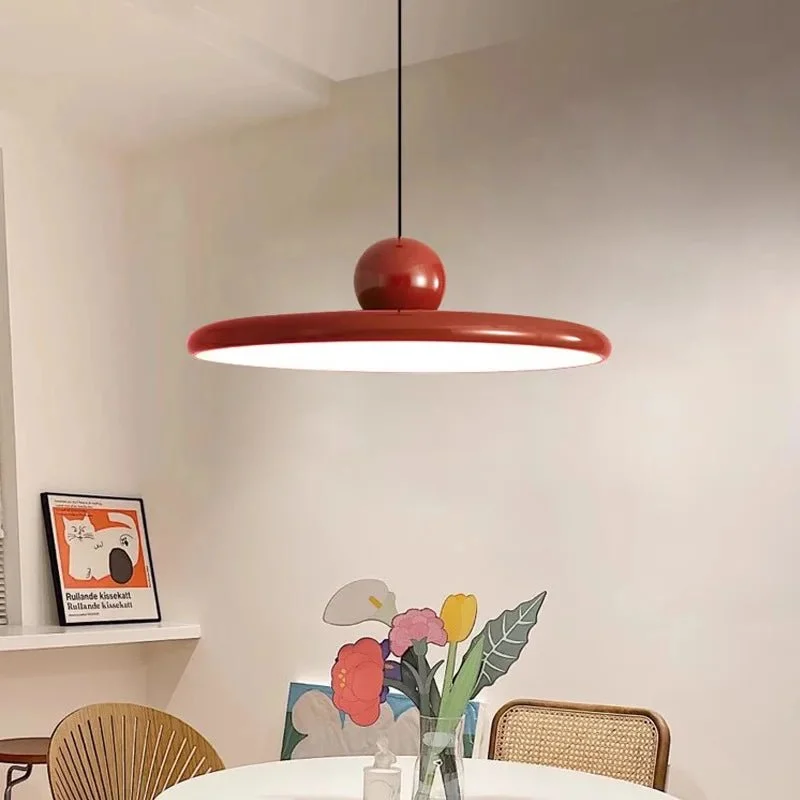 Vana - Lámpara Colgante de Cristal Estilo Bauhaus con Iluminación LED – Lámpara de Techo Moderna para Decoración Minimalista