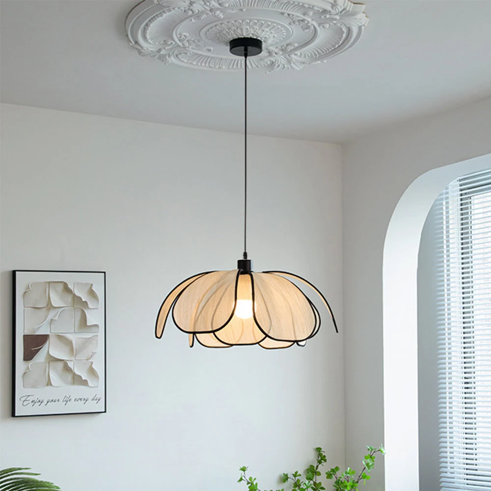 Miria - Lámpara Colgante de Diseño Moderno en Fibra para Sala de Estar – Iluminación Elegante y Duradera