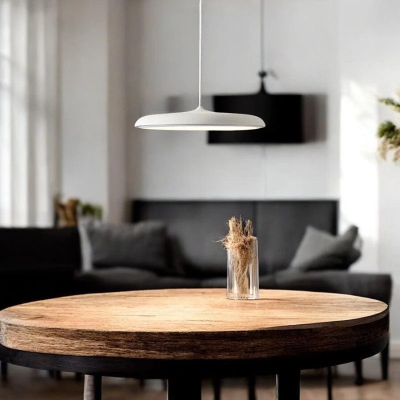 Lisaro - Lámpara Colgante de Estilo Escandinavo con Diseño Minimalista y Luz LED Integrada