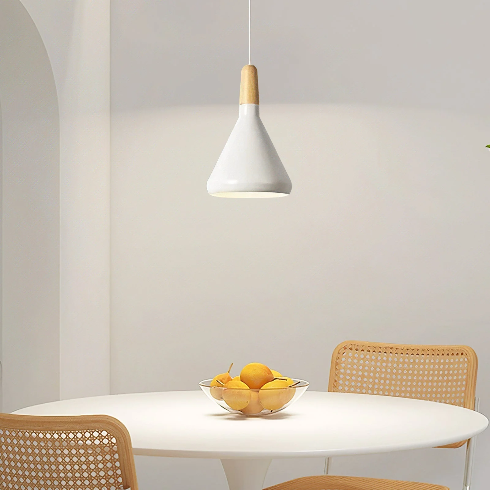 Tanira - Lámpara Colgante de Madera Creativa Estilo Nórdico – Diseño Minimalista para Iluminar Tu Hogar