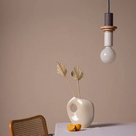 Almira - Lámpara Colgante de Madera de Colores con Diseño Moderno para Decoración