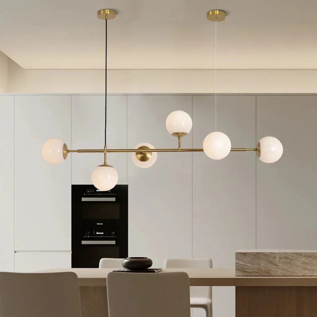 Alnea - Lámpara Colgante de Vidrio Diseño Moderno y Elegante para Iluminación Interior
