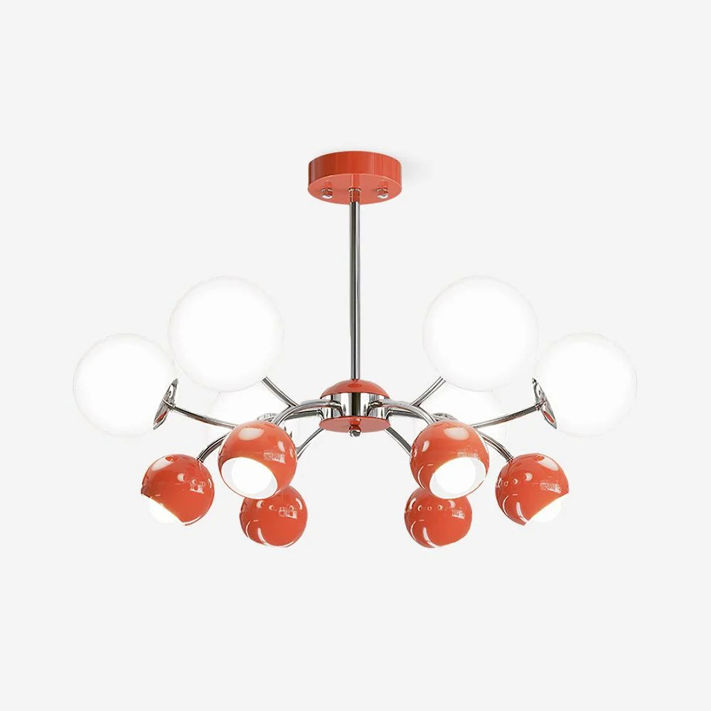 Fynel - Lámpara de Araña Moderna de Diseño Esférico – Iluminación Elegante para Interiores