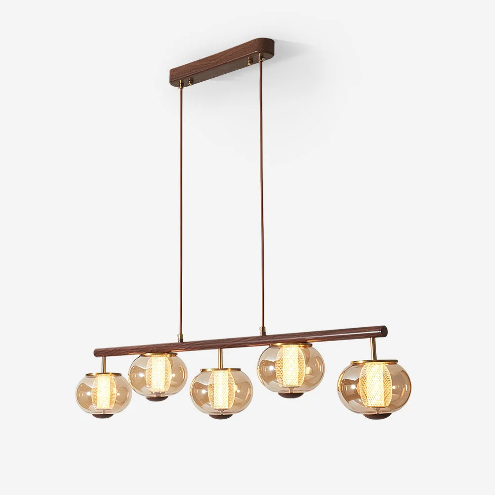 Boryn - Lámpara de Araña de Metal - Diseño Elegante para Comedores y Cocinas - 110 cm