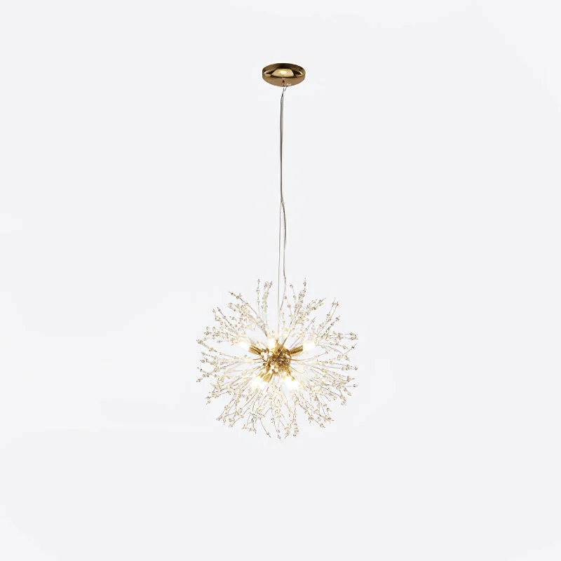 Oryla - Lámpara de Araña de Cristal con 9 - 12 o 16 Luces LED – Diseño Moderno y Elegante