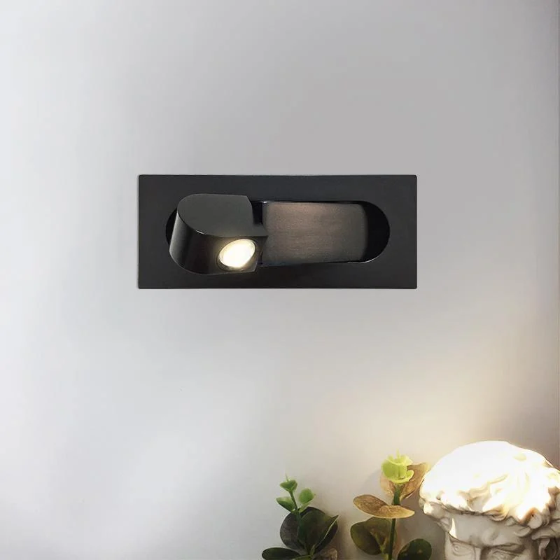 Solari - Lámpara de Lectura LED Moderna con Cabezal Ajustable para Mesita de Noche