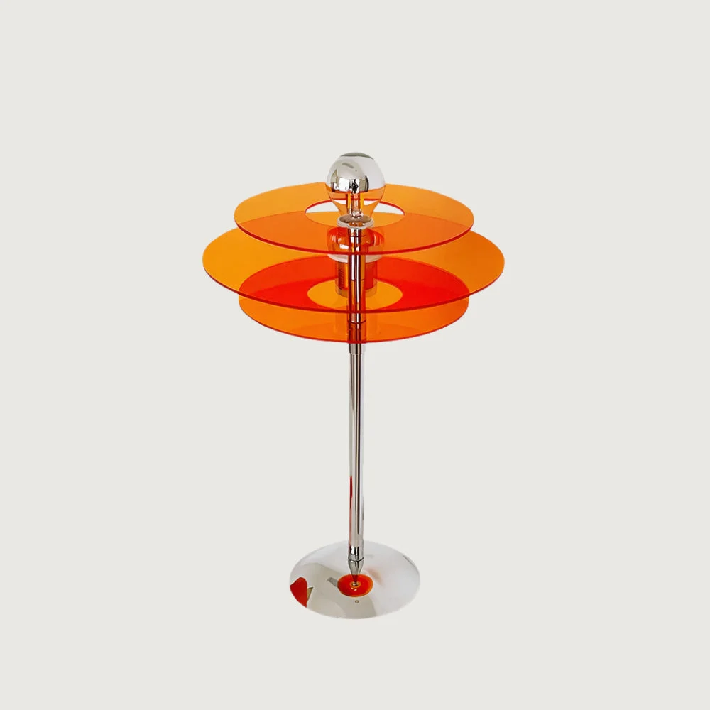 Yuniva - Lámpara de Mesa Geométrica LED con Diseño Elegante - 23cm de Diámetro