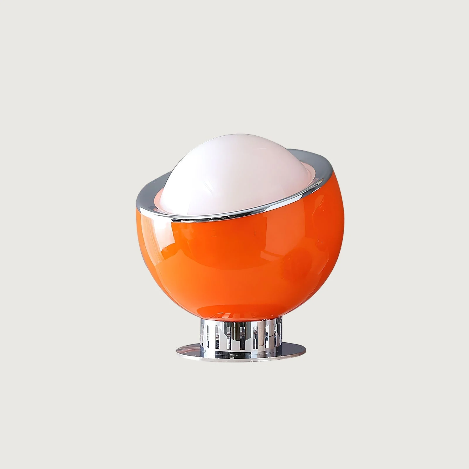 Vilon - Lámpara de Mesa de Acero Inoxidable y Vidrio – Diseño Esférico Colorido