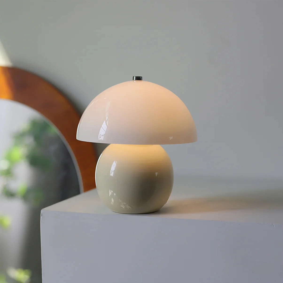 Cirey - Lámpara de Mesa de en Forma de Hongo con Batería Integrada - Luz LED