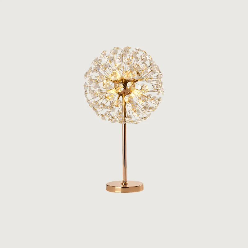 Olavia - Lámpara de Mesa de Cristal en Forma de Diente de León - Diseño Elegante para Interior