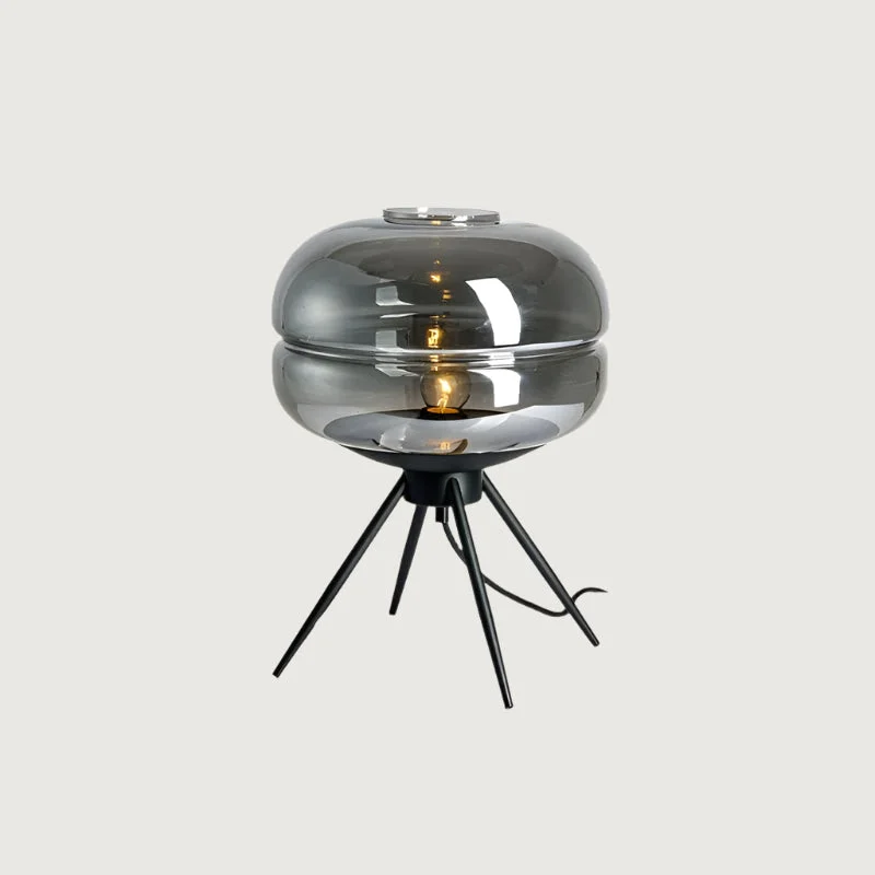 Ostra - Lámpara de Mesa de Vidrio con Efecto de Refracción – Diseño Moderno y Elegante