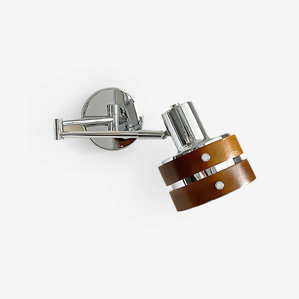 Aldor - Lámpara de Pared Ajustable de Metal con Brazo Móvil – Ideal para Lectura y Espacios de Trabajo