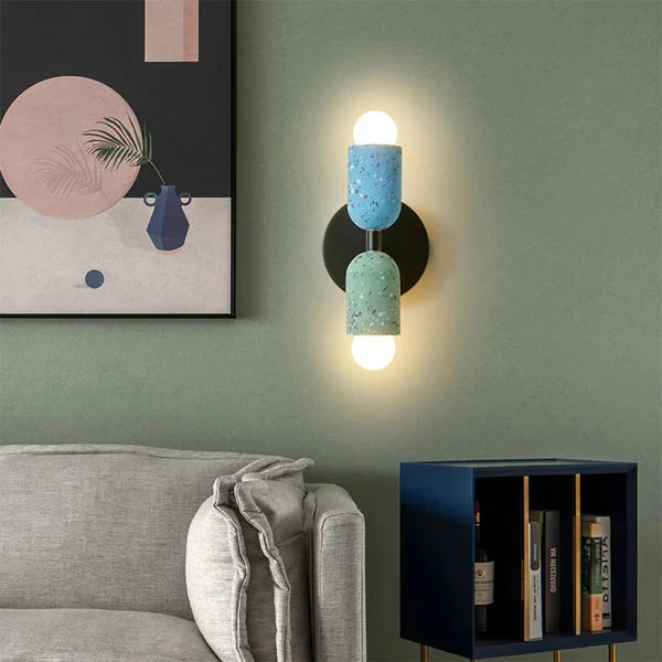 Azelia - Lámpara de Pared Doble Cabeza Creativa para Hogar - Diseño Versátil y Moderno