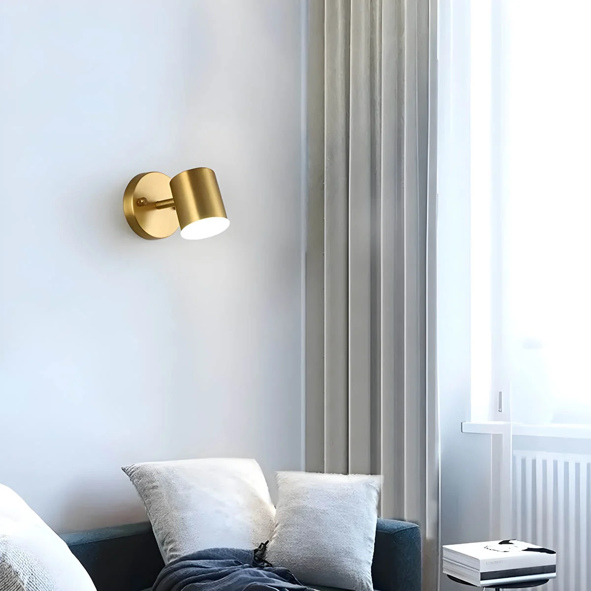 Claril - Lámpara de Pared LED Nórdica de Metal con Diseño Elegante y Eficiencia Energética para Interiores Modernos
