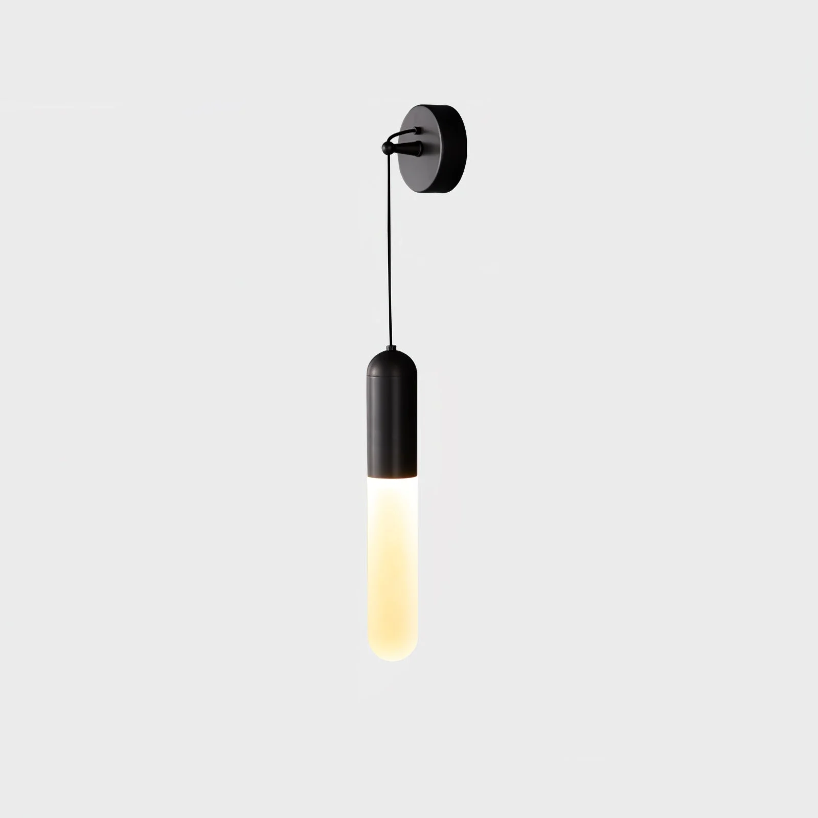 Alera - Lámpara de Pared Moderna de Acrílico y Latón – Iluminación Interior Elegante
