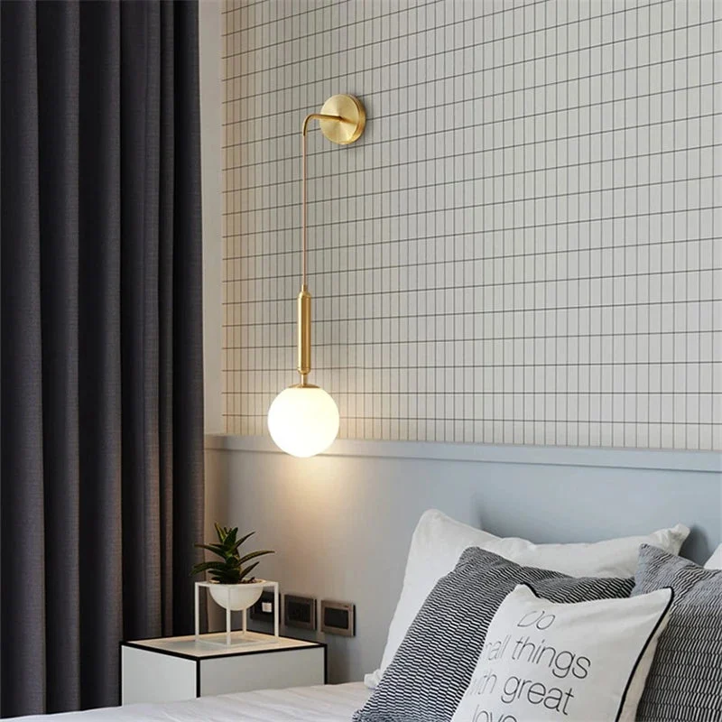 Sorila - Lámpara de Pared Moderna de Vidrio - Aplique Pared Elegante con Iluminación Suave y Diseño Minimalista para Decoración Contemporánea