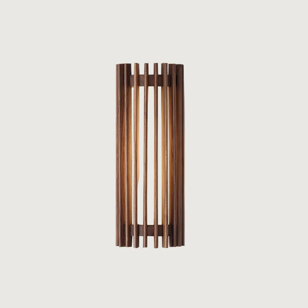 Qivra - Lámpara de Madera de Fresno Blanco con LED Integrado y Diseño Elegante