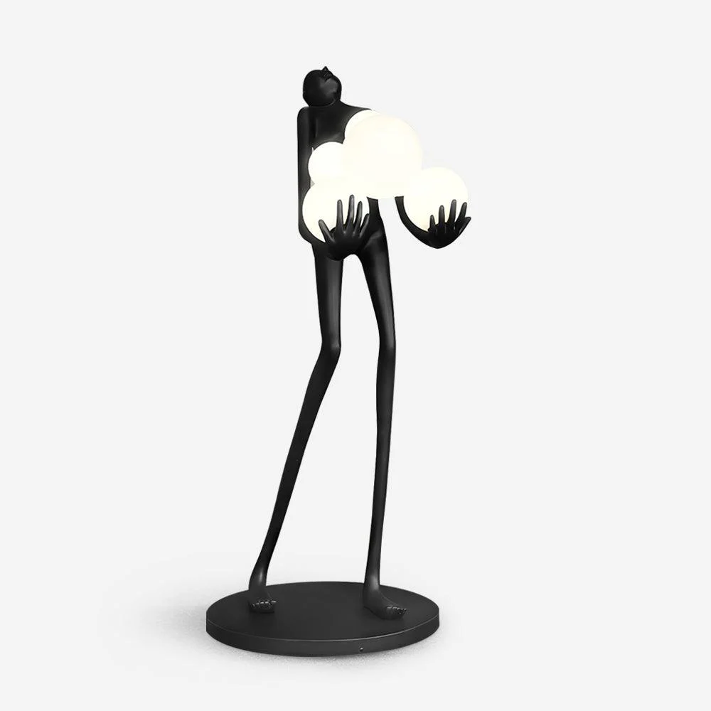 Erysa - Lámpara de Pie Artística con Diseño Elegante y Luz Cálida – Disponible en Varios Tamaños y Colores