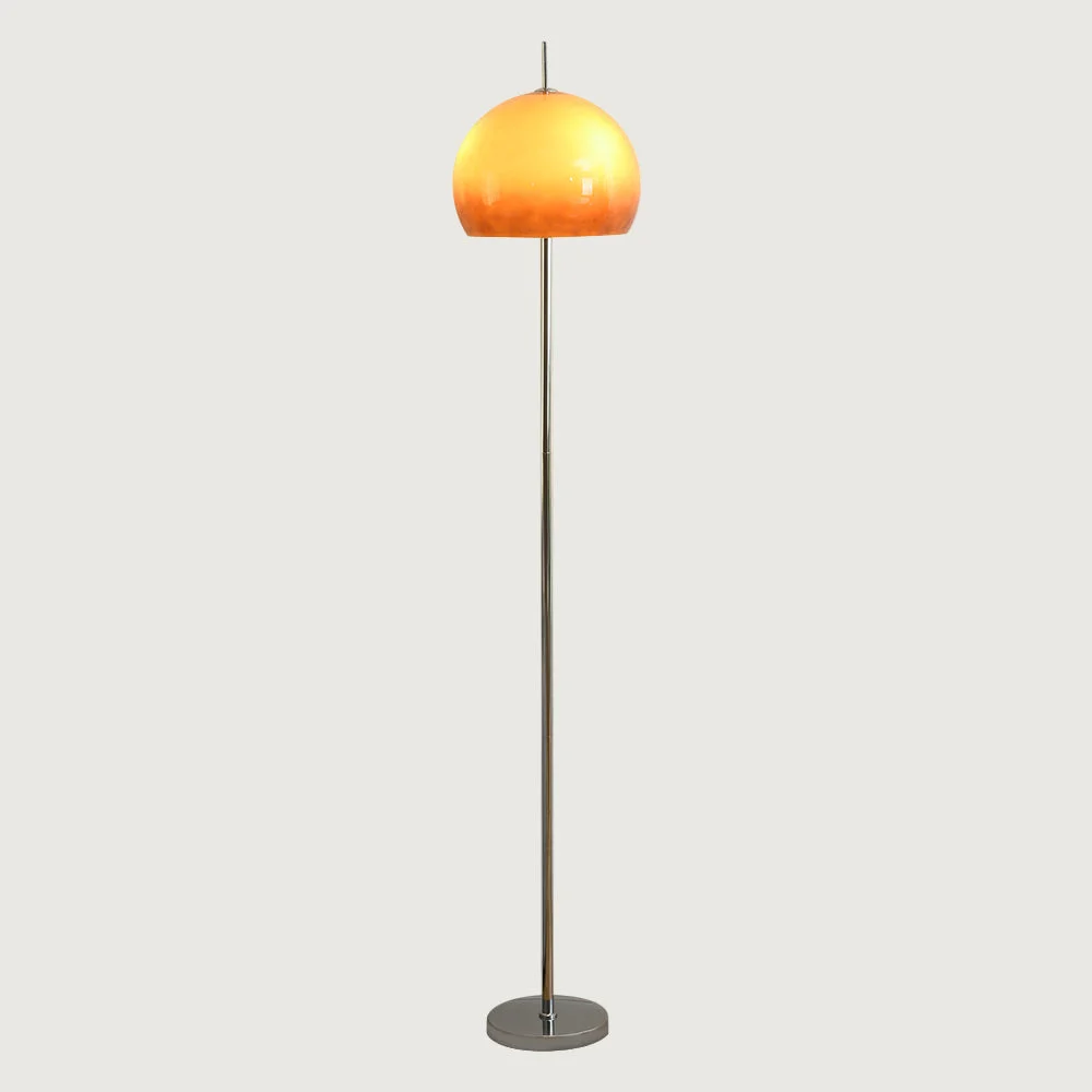 Sirav - Lámpara de Pie Clásica Negra con Pantalla Marrón para Salón - Diseño Elegante y Acogedor - Ideal para Iluminar Espacios