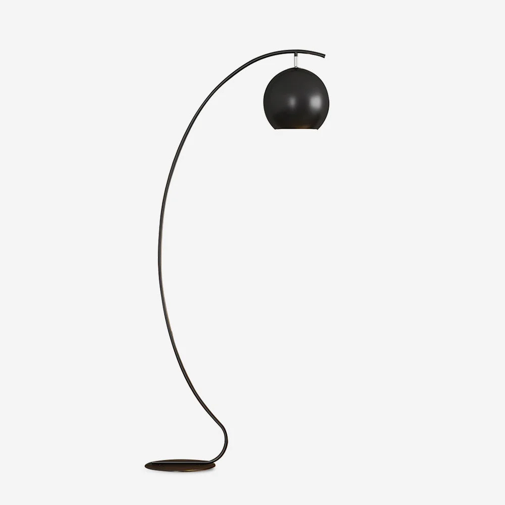 Nivol - Lámpara de Pie Minimalista - Negro – Diseño Artístico y Elegante