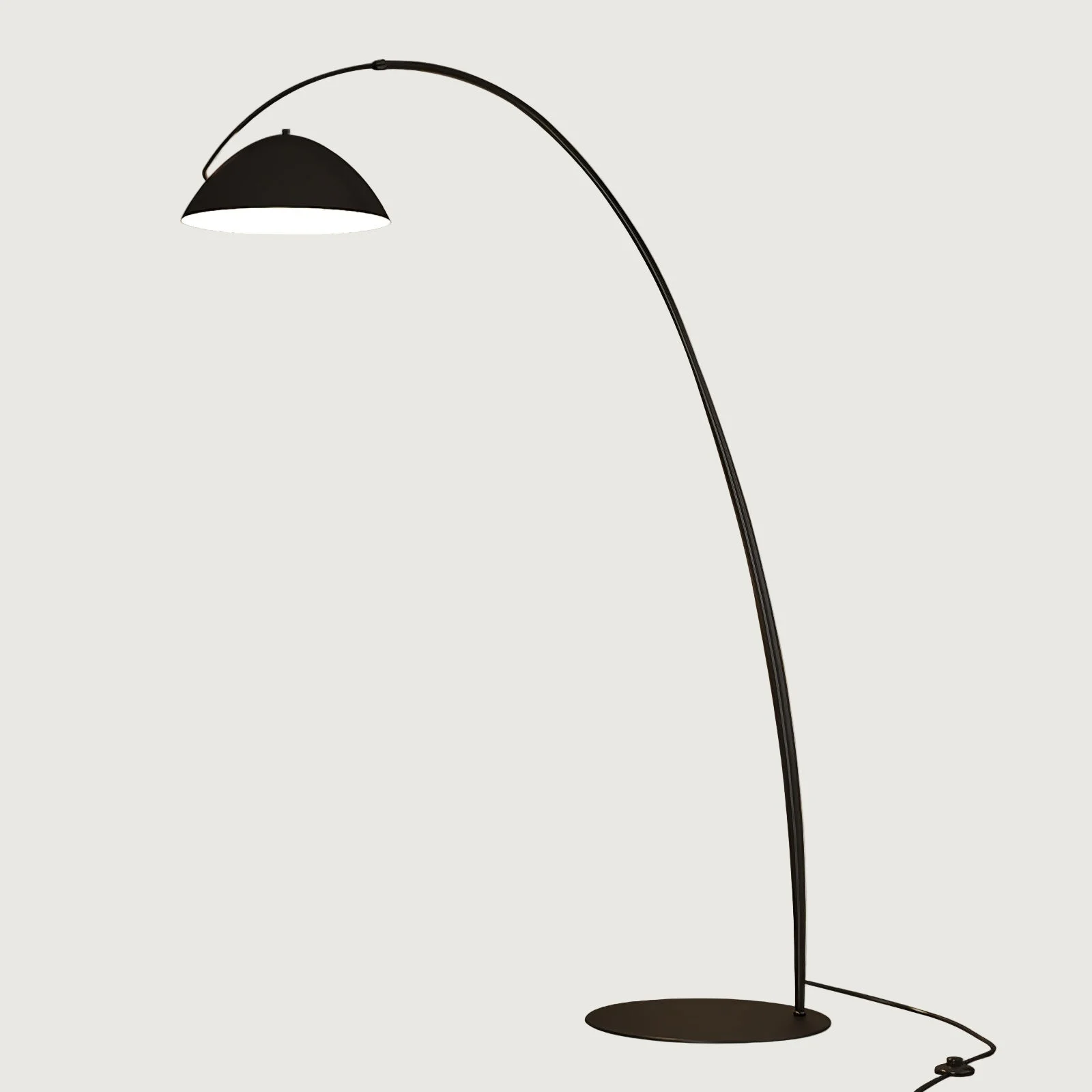Aurix - Lámpara de Pie Moderna con Brazo Extensible para Salón y Dormitorios - Metal Negro - Ideal para Iluminación Interior